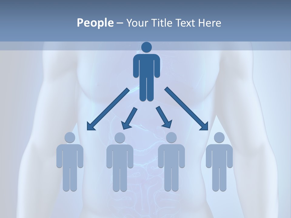 Isolated Pain Organ PowerPoint Template