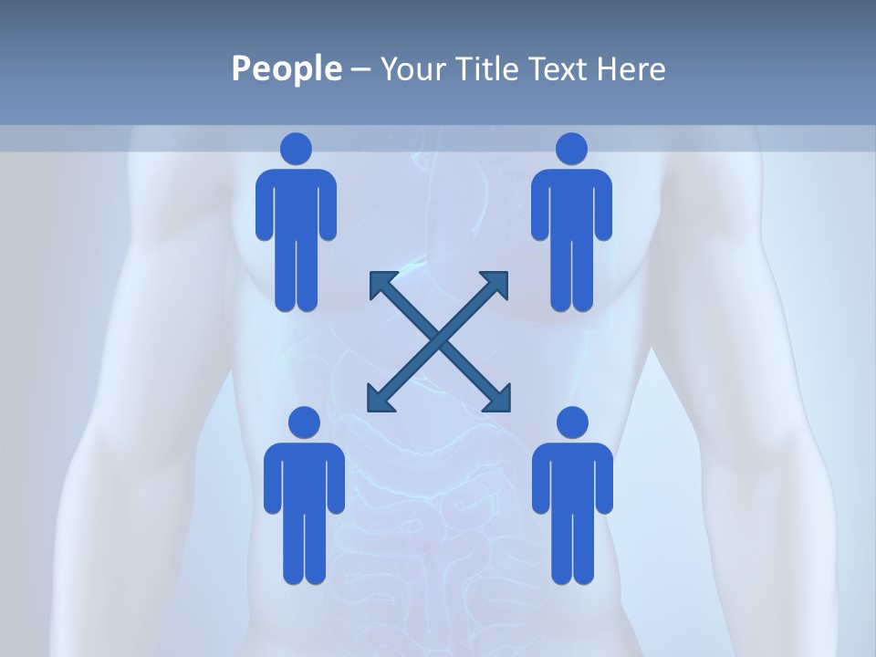 Isolated Pain Organ PowerPoint Template