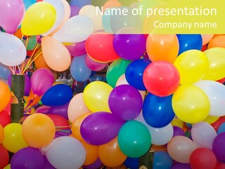 Colorful White Birthday PowerPoint Template