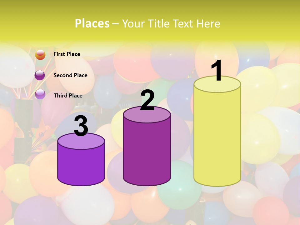 Colorful White Birthday PowerPoint Template