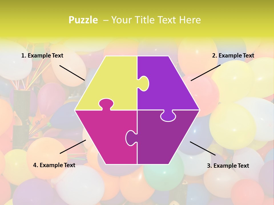 Colorful White Birthday PowerPoint Template