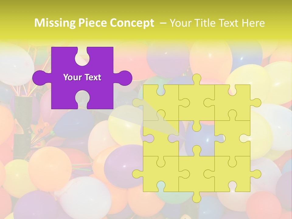 Colorful White Birthday PowerPoint Template