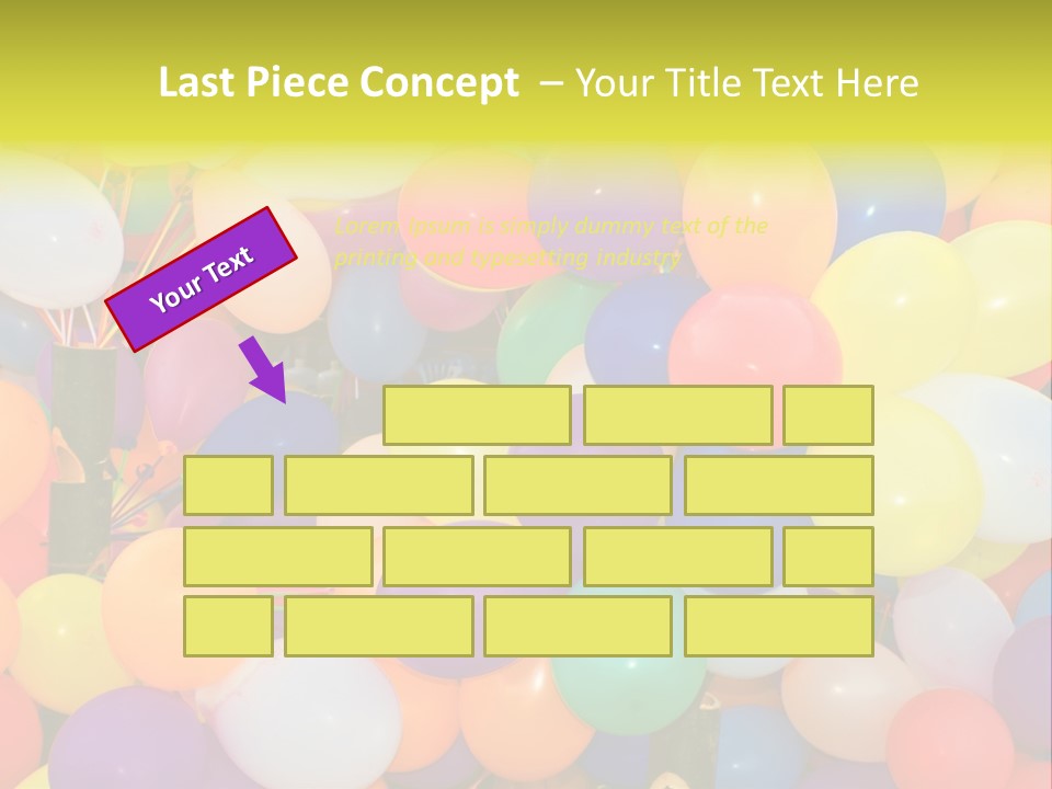 Colorful White Birthday PowerPoint Template