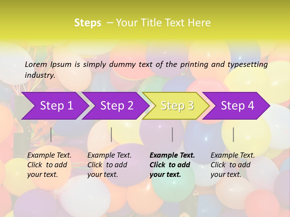 Colorful White Birthday PowerPoint Template