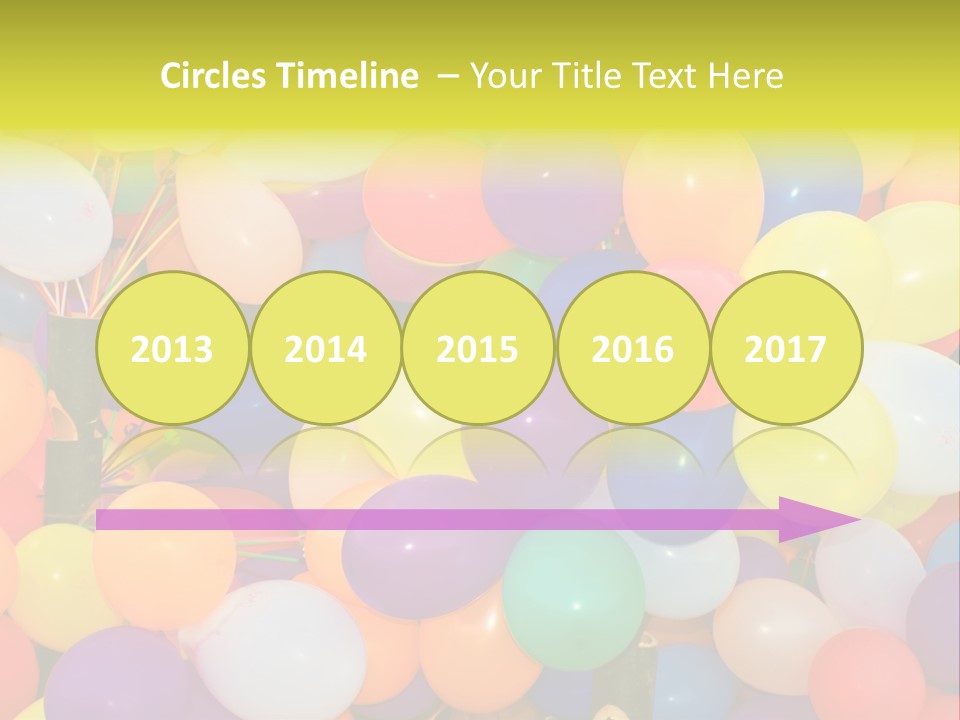Colorful White Birthday PowerPoint Template