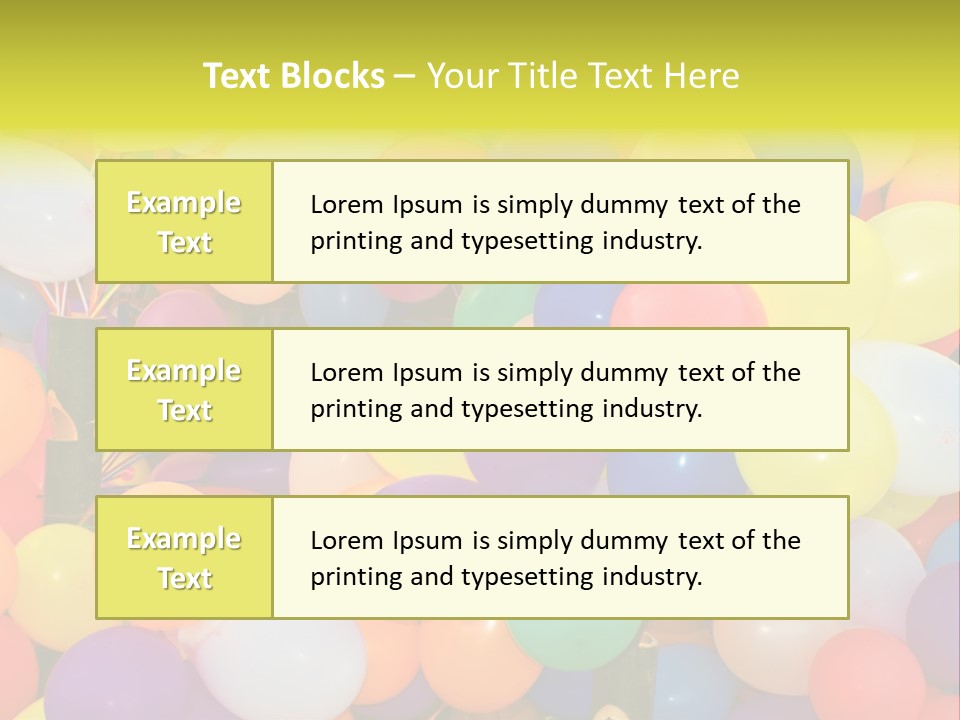 Colorful White Birthday PowerPoint Template