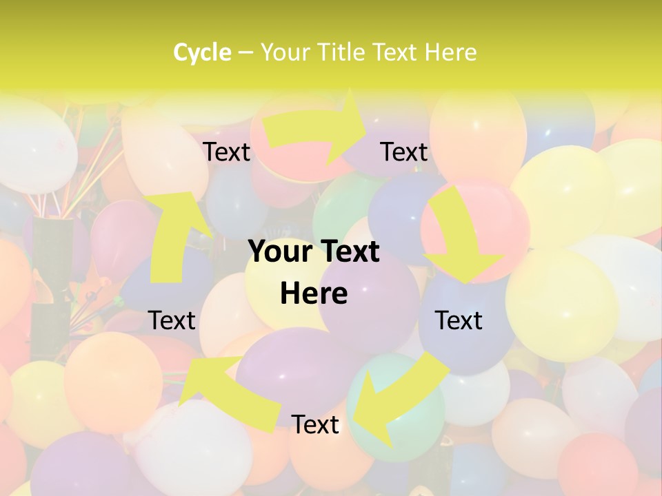 Colorful White Birthday PowerPoint Template