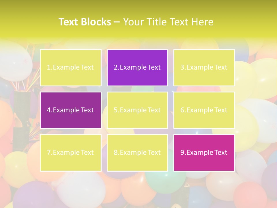 Colorful White Birthday PowerPoint Template