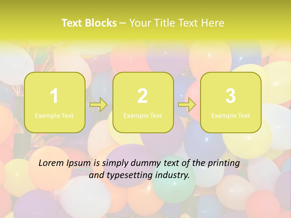 Colorful White Birthday PowerPoint Template