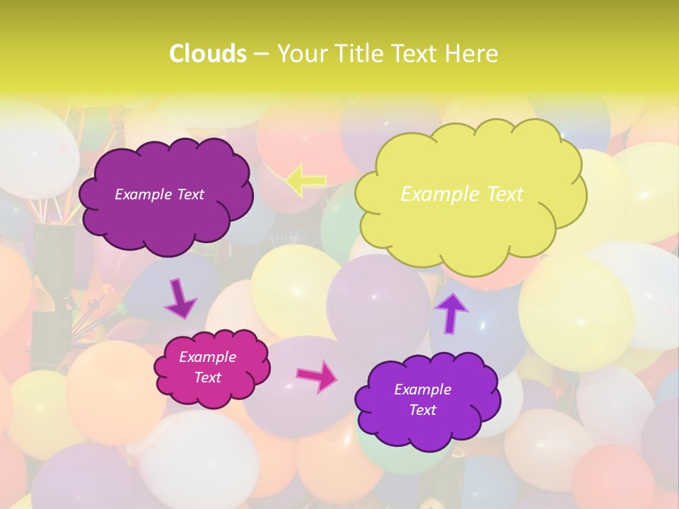 Colorful White Birthday PowerPoint Template