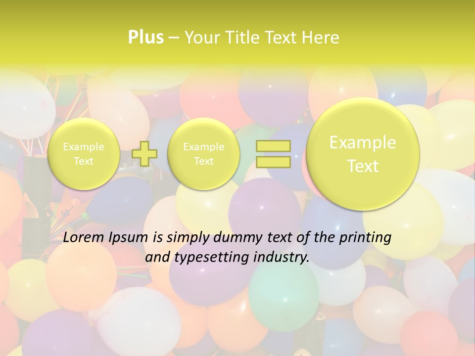 Colorful White Birthday PowerPoint Template