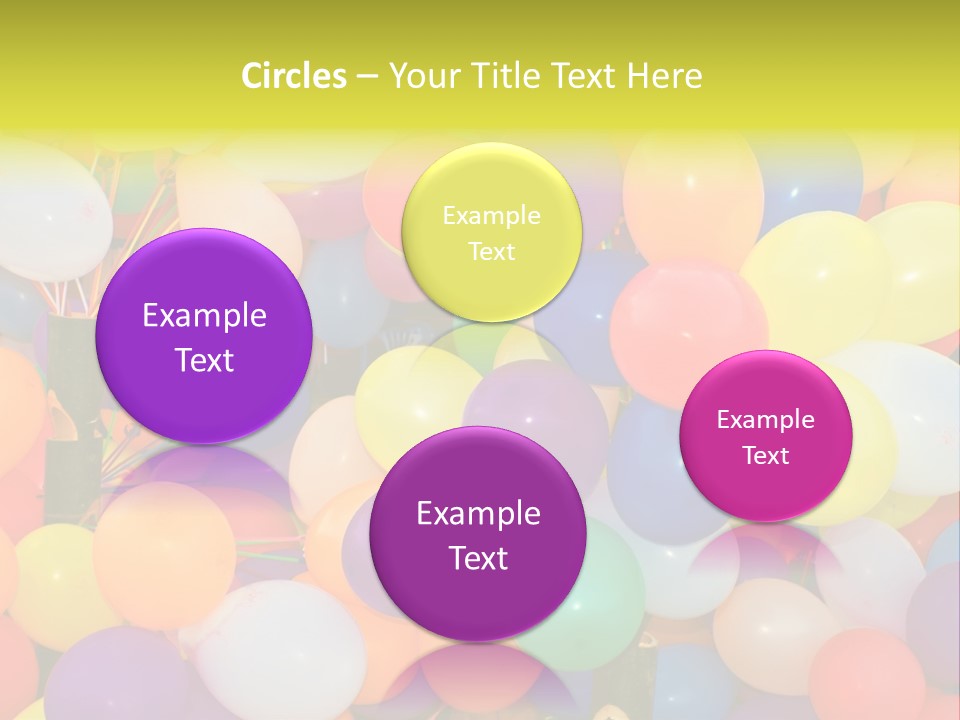 Colorful White Birthday PowerPoint Template