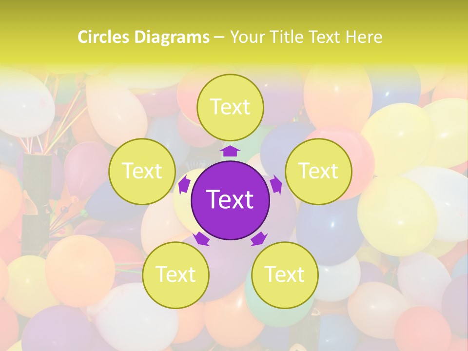 Colorful White Birthday PowerPoint Template