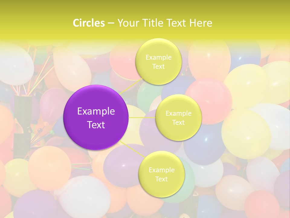 Colorful White Birthday PowerPoint Template