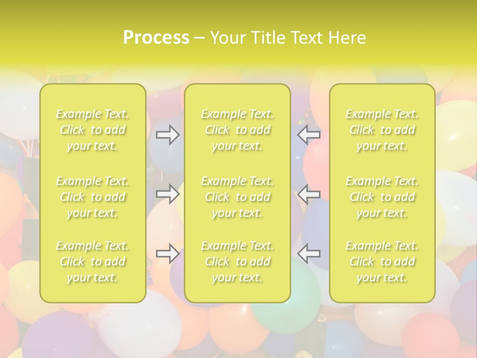 Colorful White Birthday PowerPoint Template