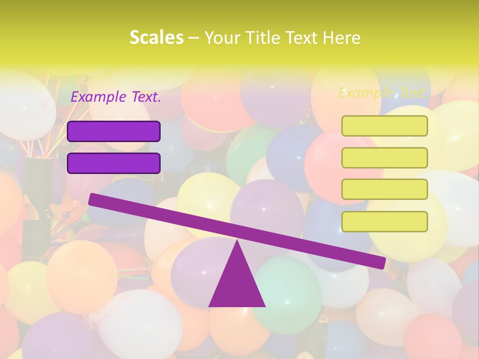 Colorful White Birthday PowerPoint Template