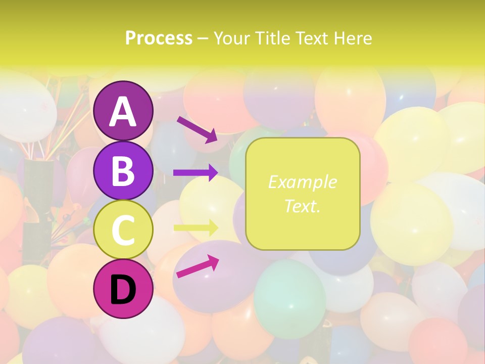 Colorful White Birthday PowerPoint Template