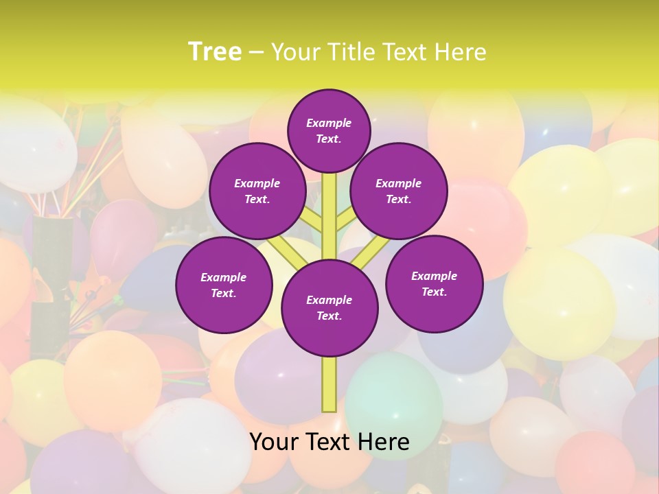 Colorful White Birthday PowerPoint Template