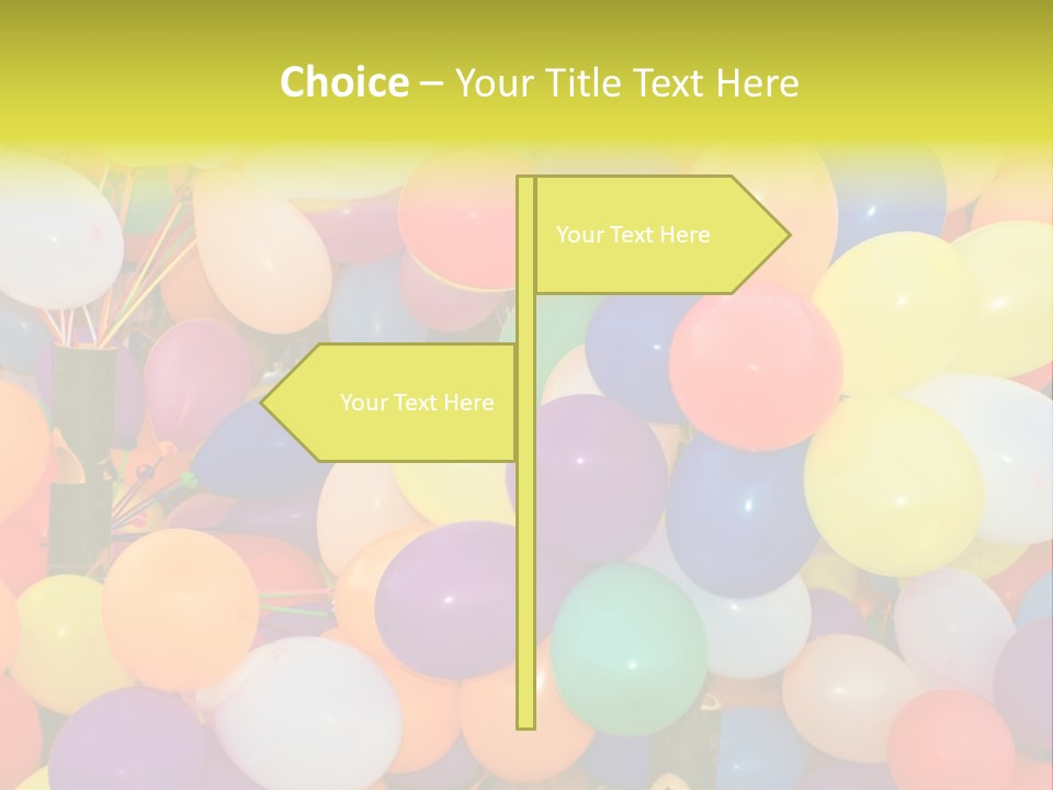 Colorful White Birthday PowerPoint Template