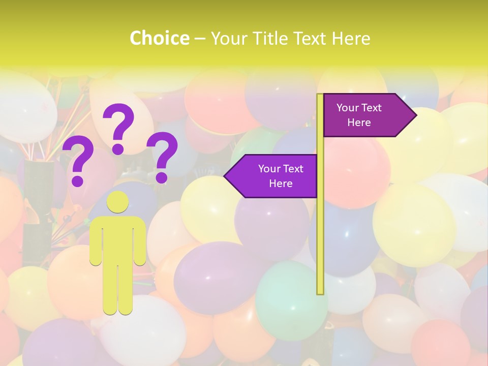 Colorful White Birthday PowerPoint Template