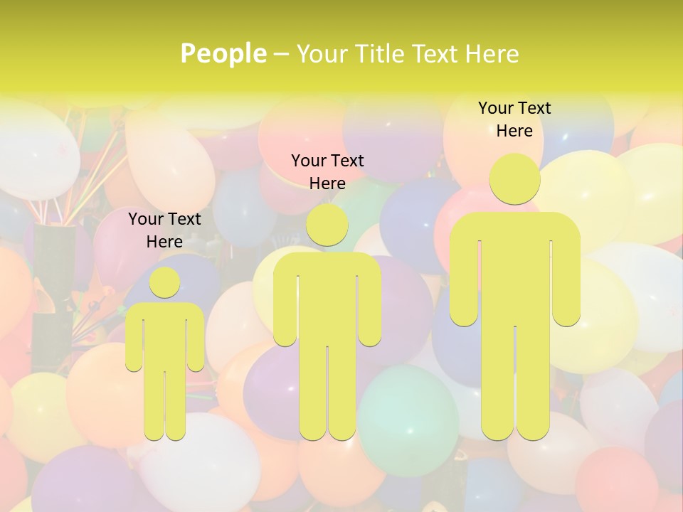 Colorful White Birthday PowerPoint Template