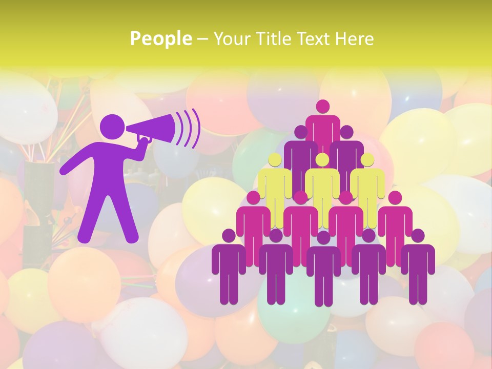 Colorful White Birthday PowerPoint Template