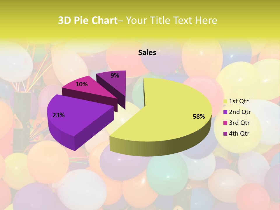 Colorful White Birthday PowerPoint Template