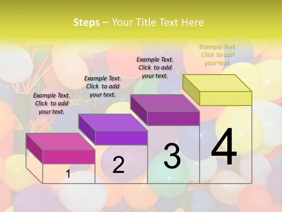 Colorful White Birthday PowerPoint Template