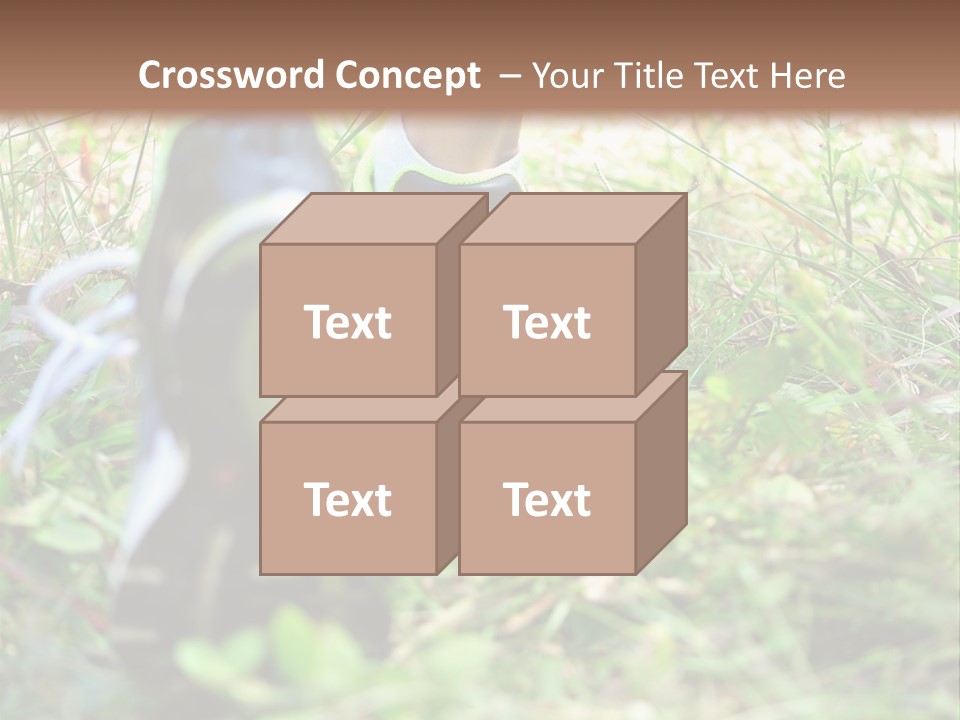 Chinese Pathway Strong PowerPoint Template