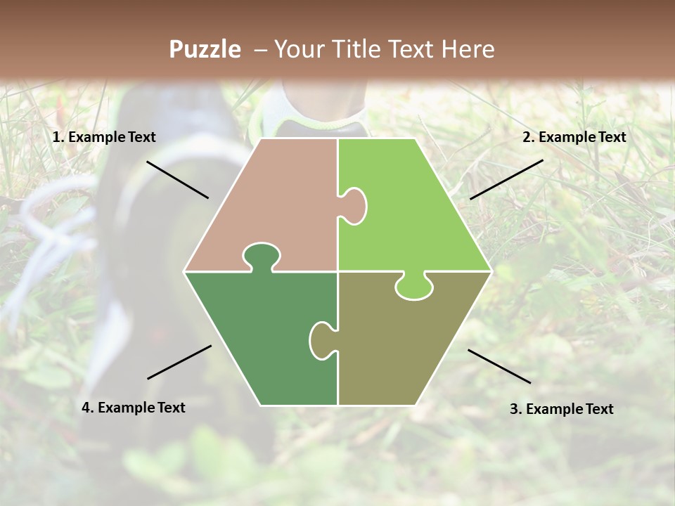Chinese Pathway Strong PowerPoint Template