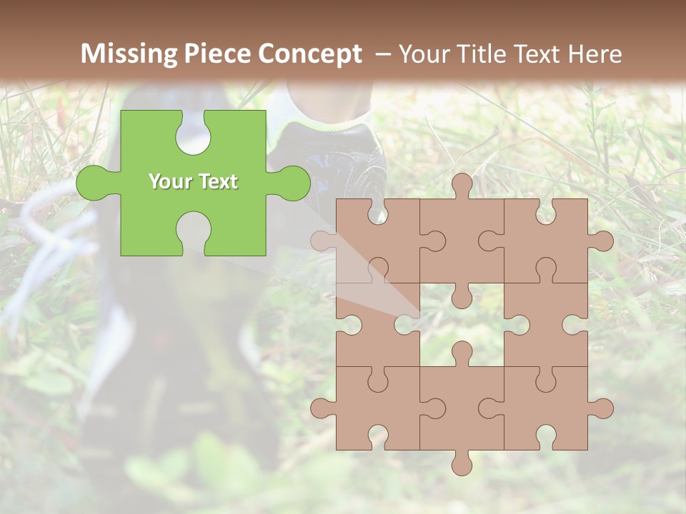 Chinese Pathway Strong PowerPoint Template