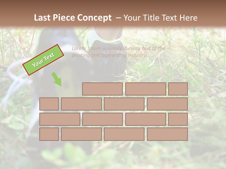 Chinese Pathway Strong PowerPoint Template