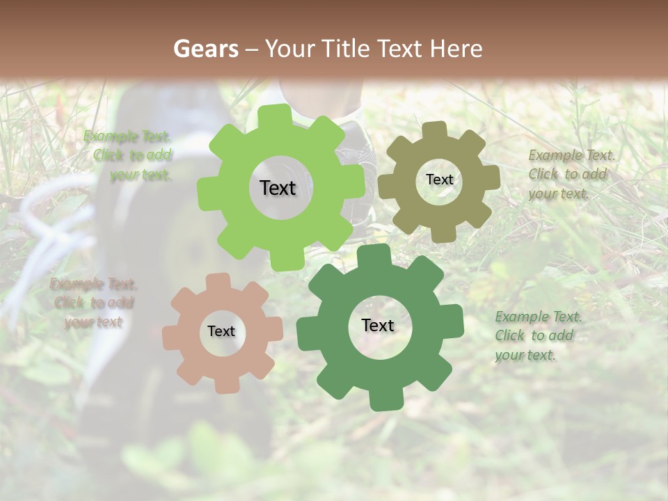 Chinese Pathway Strong PowerPoint Template