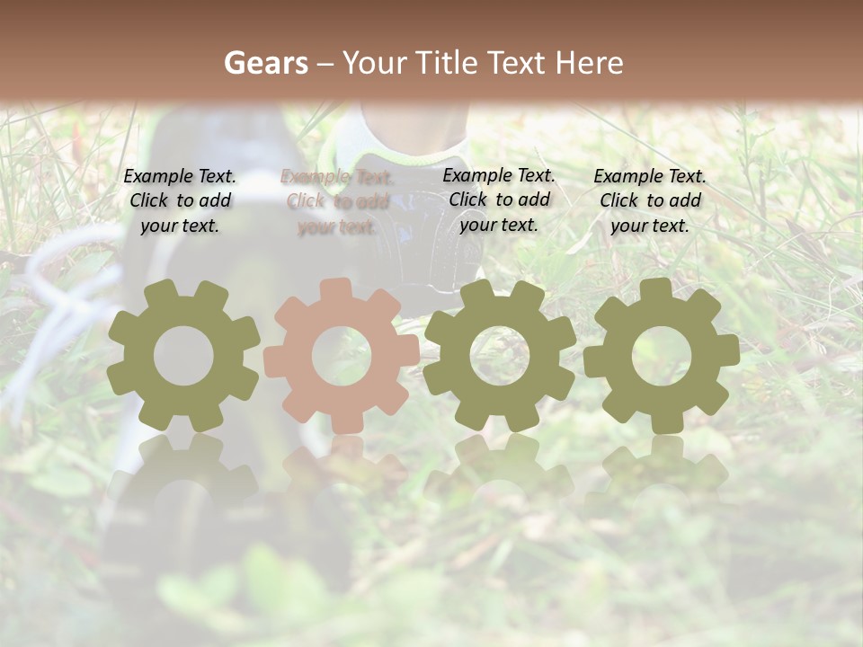 Chinese Pathway Strong PowerPoint Template