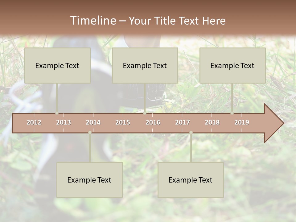 Chinese Pathway Strong PowerPoint Template