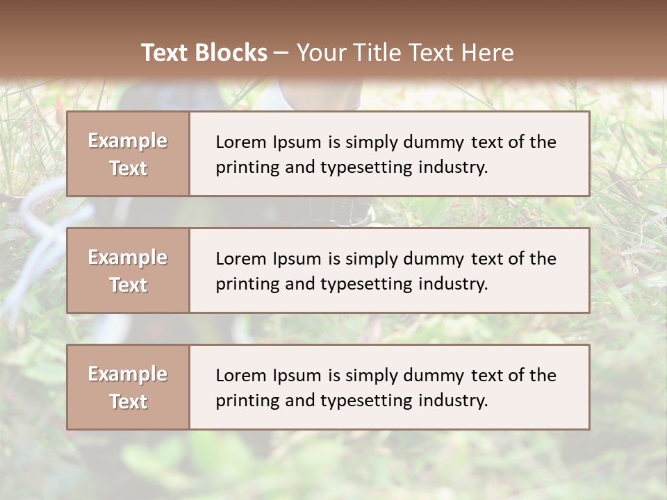 Chinese Pathway Strong PowerPoint Template