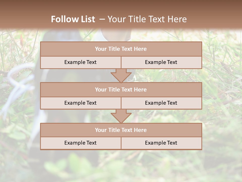 Chinese Pathway Strong PowerPoint Template