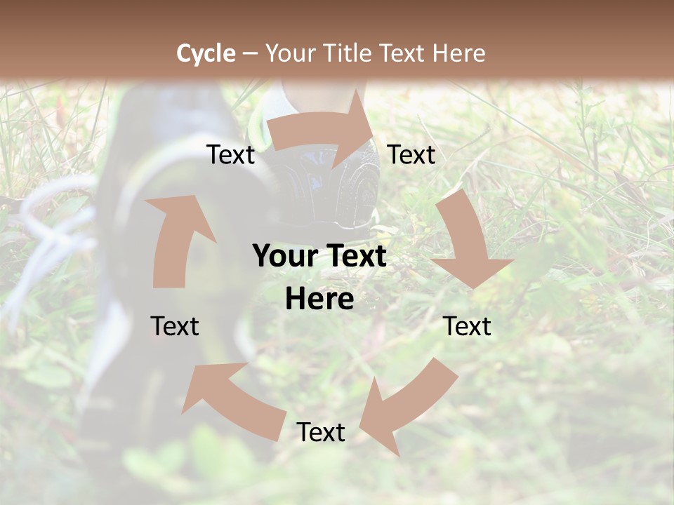 Chinese Pathway Strong PowerPoint Template
