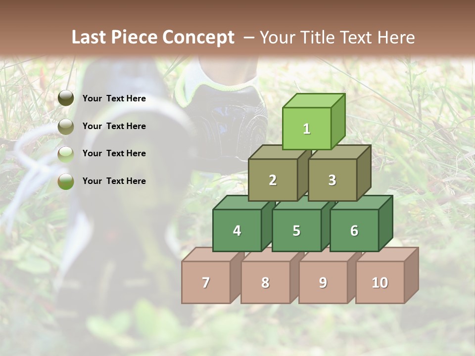 Chinese Pathway Strong PowerPoint Template