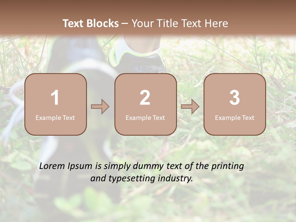 Chinese Pathway Strong PowerPoint Template
