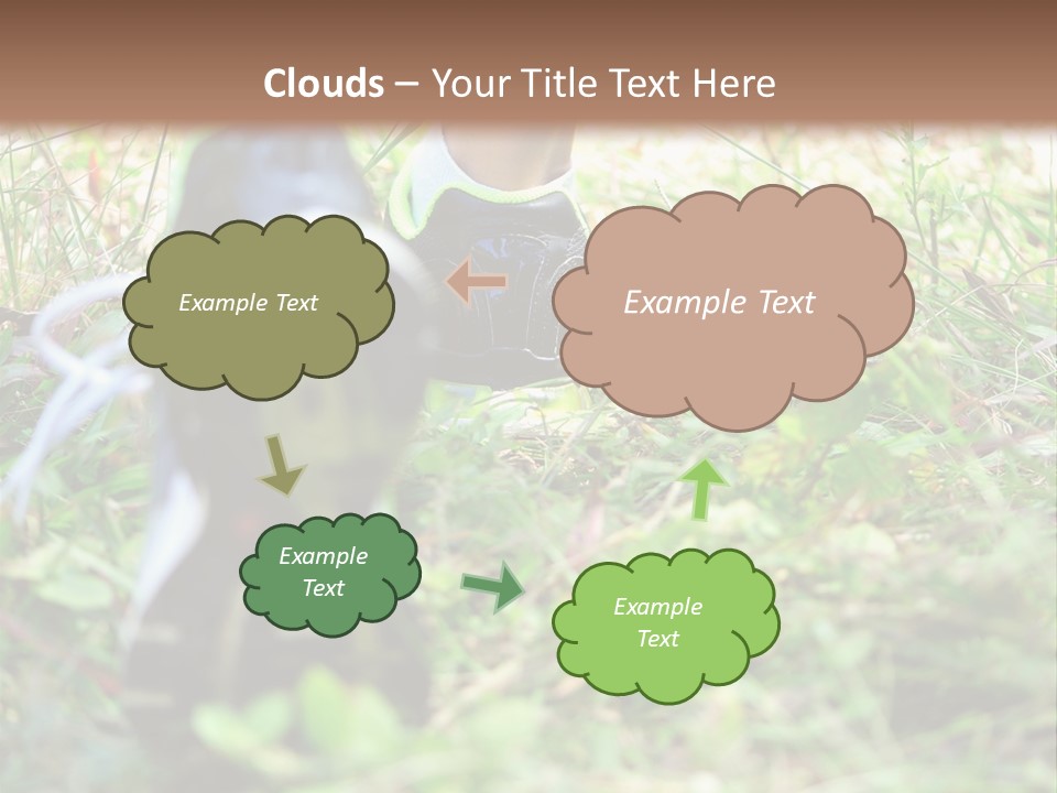 Chinese Pathway Strong PowerPoint Template