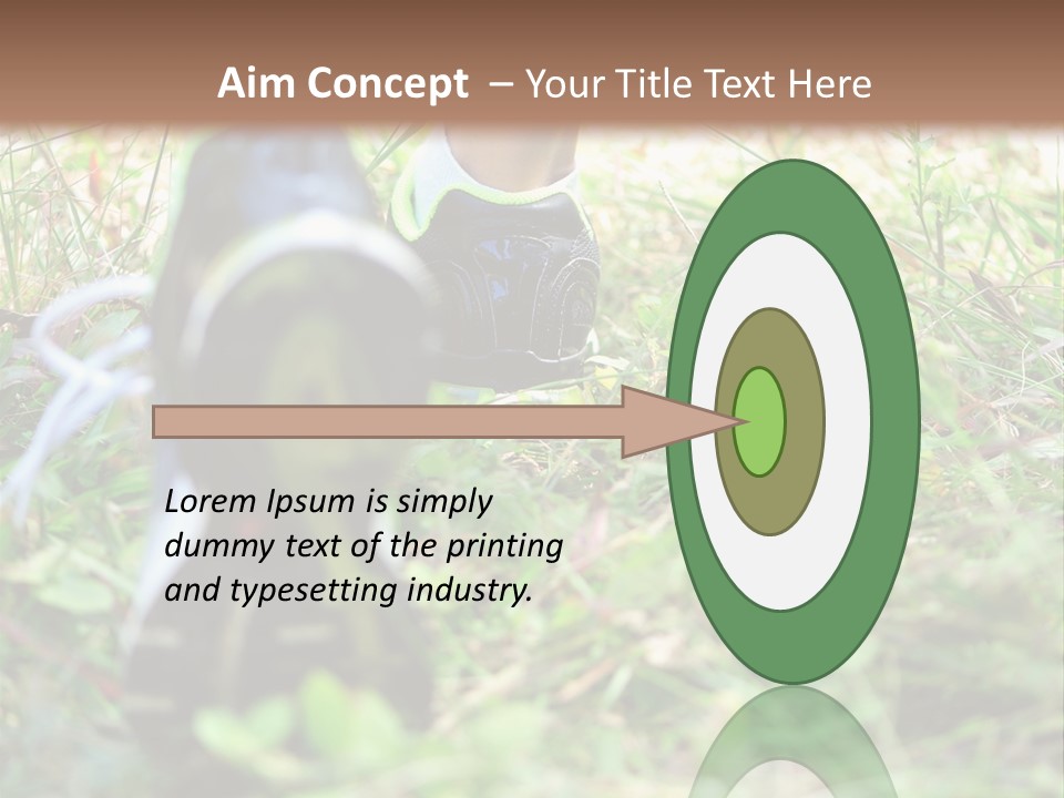 Chinese Pathway Strong PowerPoint Template