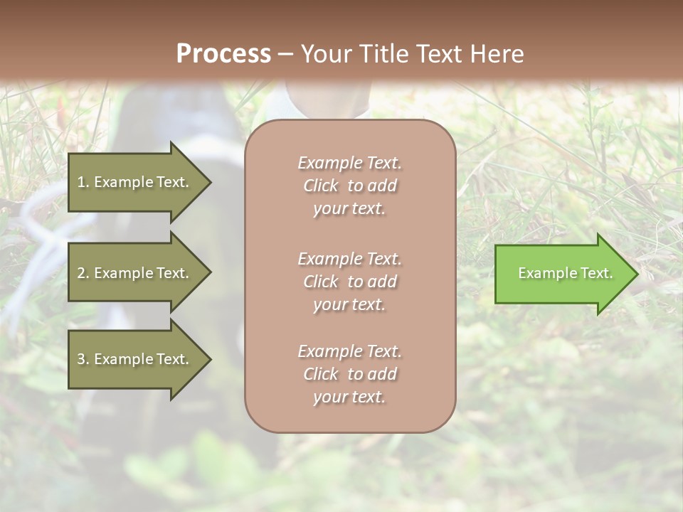 Chinese Pathway Strong PowerPoint Template