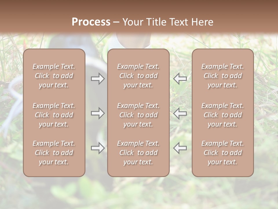 Chinese Pathway Strong PowerPoint Template