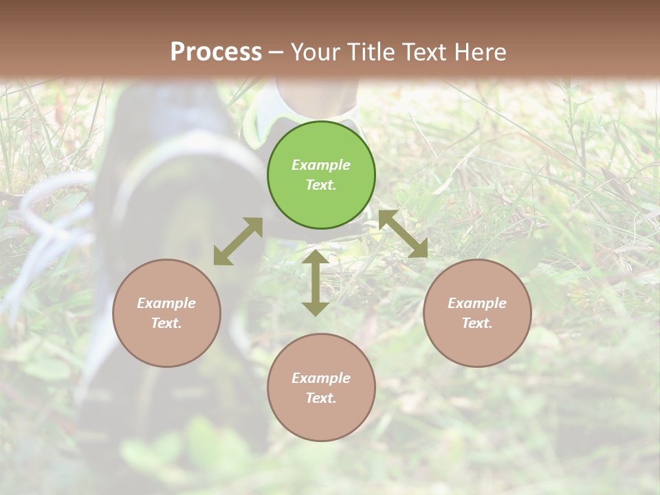 Chinese Pathway Strong PowerPoint Template