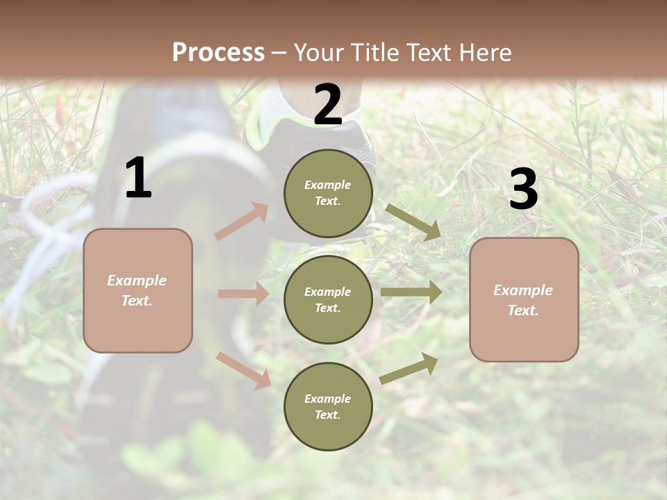 Chinese Pathway Strong PowerPoint Template