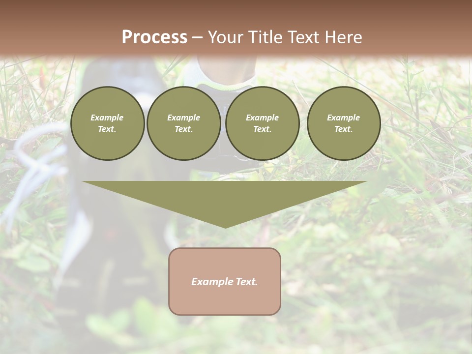 Chinese Pathway Strong PowerPoint Template