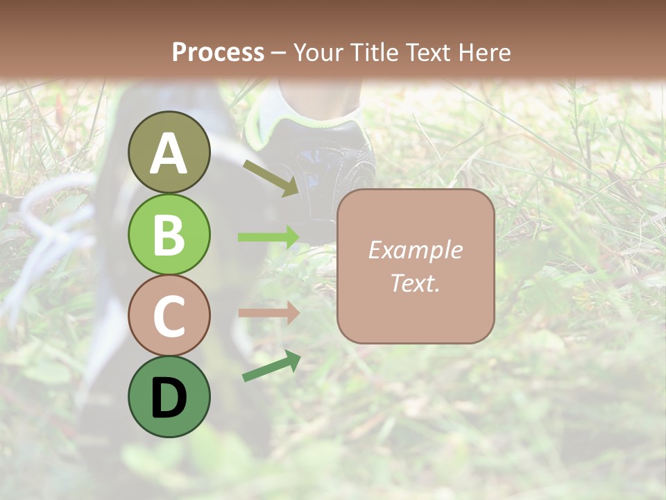 Chinese Pathway Strong PowerPoint Template