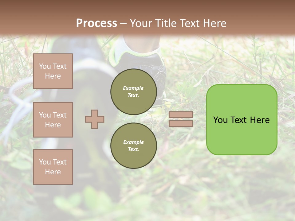 Chinese Pathway Strong PowerPoint Template