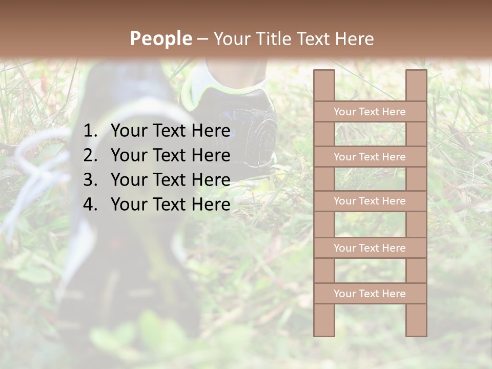 Chinese Pathway Strong PowerPoint Template